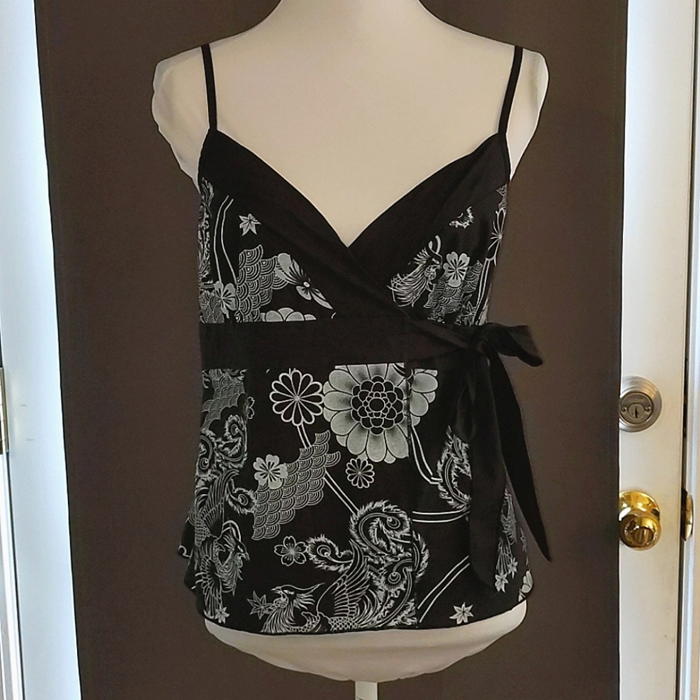 MCXX Asian Pattern Wrap Camisole Size 6